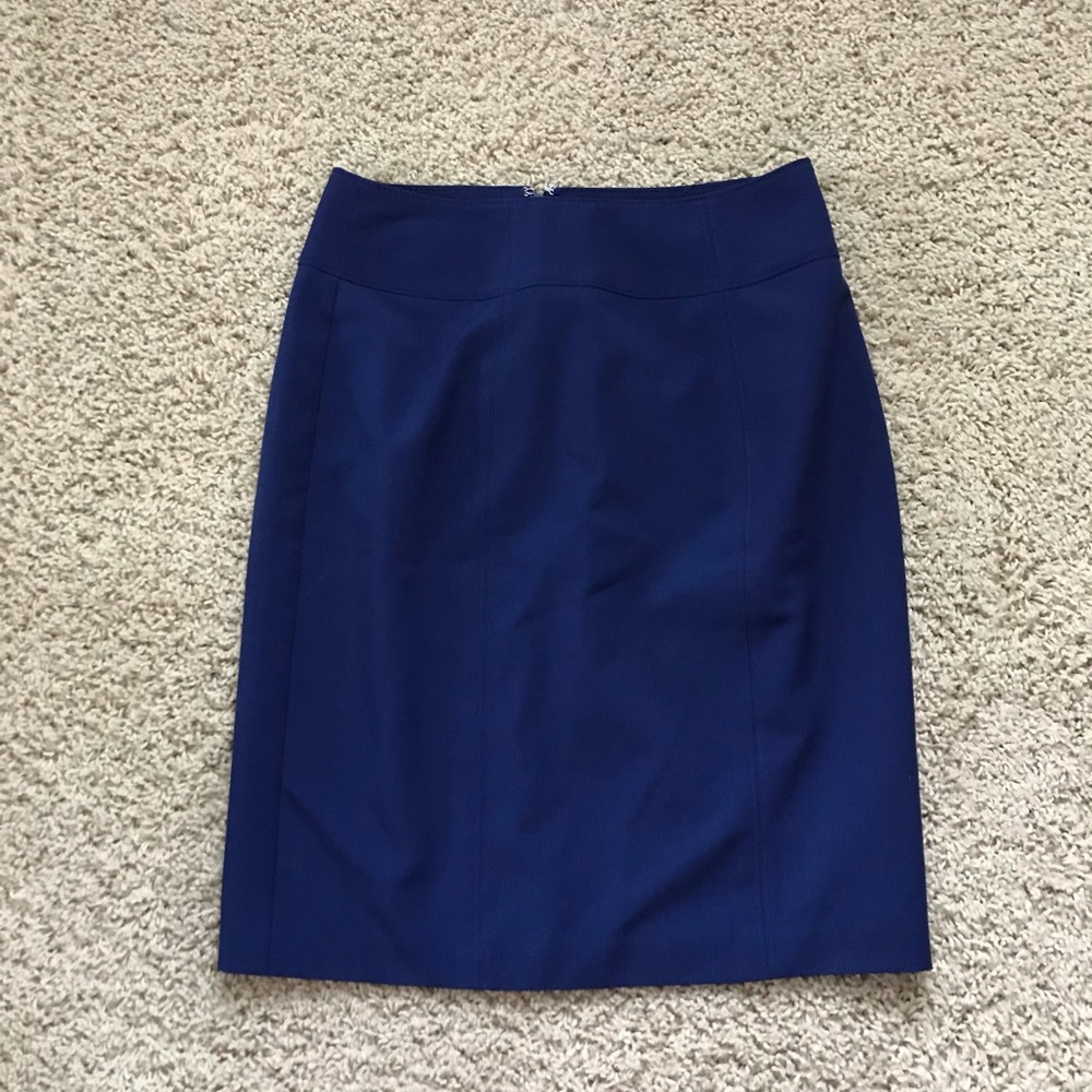 Royal Blue Worthington Pencil Skirt